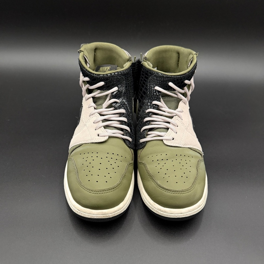 Nike Air Jordan 1 Rebel XX Sneakers | Olive Canvas | Women's 8.5
